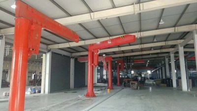 定柱式悬臂吊不能进行起吊操作的情况